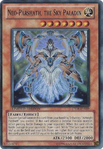 Neo-Parshath, The Sky Paladin (CT08-EN009), 2011 Collectors Tins — Yu-Gi-Oh! card price