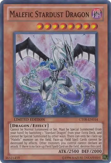 Malefic Stardust Dragon (CT08-EN014) — card price