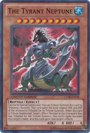 The Tyrant Neptune (CT08-EN018), 2011 Collectors Tins — Yu-Gi-Oh! card price