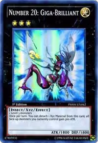 Number 20: Giga-Brilliant (PHSW-EN042), Photon Shockwave — Yu-Gi-Oh! card price