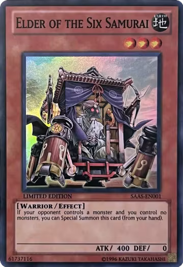 Elder of the Six Samurai (SAAS-EN001) — card price
