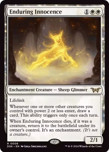 Enduring Innocence (6), Duskmourn: House of Horror — Magic card price