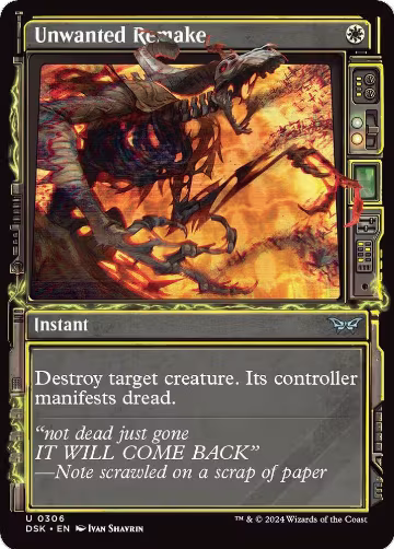 Unwanted Remake (Showcase) (306), Duskmourn: House of Horror — Magic card price
