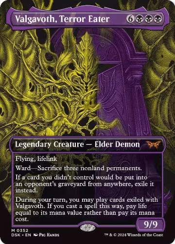 Valgavoth, Terror Eater (Showcase) (352), Duskmourn: House of Horror — Magic card price