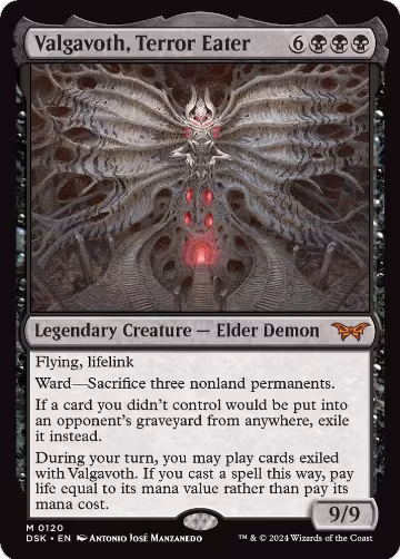 Valgavoth, Terror Eater (120), Duskmourn: House of Horror — Magic card price