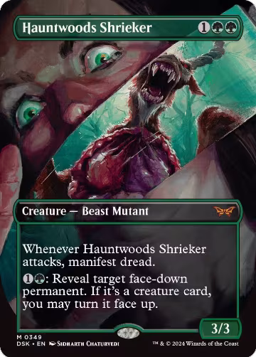 Hauntwoods Shrieker (Borderless) (349), Duskmourn: House of Horror — Magic card price