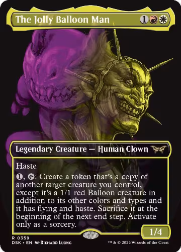 The Jolly Balloon Man (Showcase) (359), Duskmourn: House of Horror — Magic card price