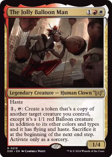 The Jolly Balloon Man (219), Duskmourn: House of Horror — Magic card price