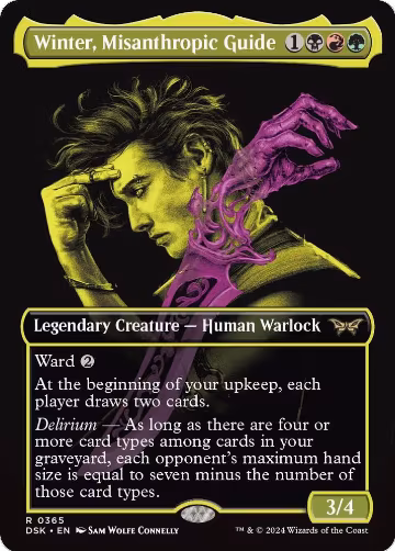 Winter, Misanthropic Guide (Showcase) (365), Duskmourn: House of Horror — Magic card price