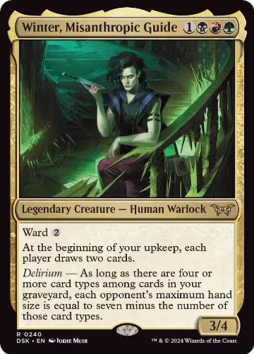 Winter, Misanthropic Guide (240), Duskmourn: House of Horror — Magic card price