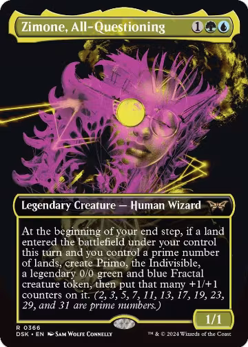 Zimone, All-Questioning (Showcase) (366), Duskmourn: House of Horror — Magic card price