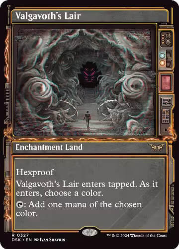 Valgavoth's Lair (Showcase) (327), Duskmourn: House of Horror — Magic card price