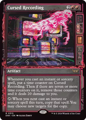 Cursed Recording (Showcase) (315), Duskmourn: House of Horror — Magic card price