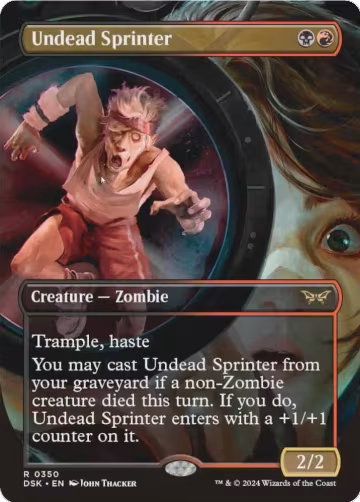 Undead Sprinter (Borderless) (350), Duskmourn: House of Horror — Magic card price