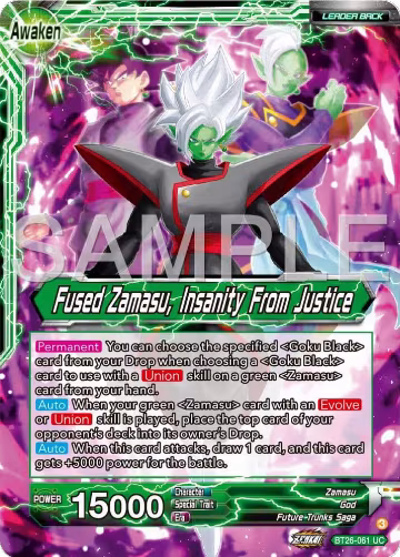 Zamasu // Fused Zamasu, Insanity From Justice (BT26-061), Ultimate Advent — DB Super card price