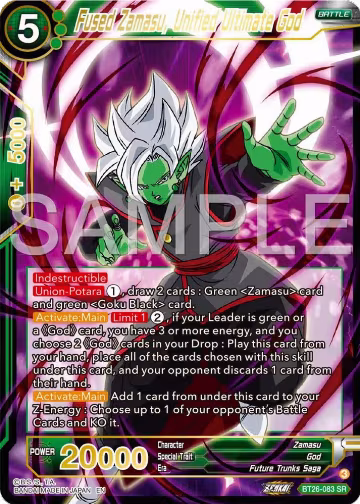 Fused Zamasu, Unified Ultimate God (BT26-083), Ultimate Advent — DB Super card price