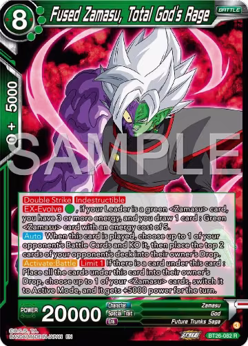 Fused Zamasu, Total God's Rage (BT26-082), Ultimate Advent — DB Super card price