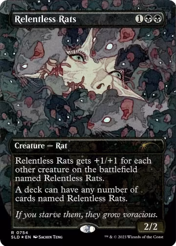 Relentless Rats (754) (754), Secret Lair Drop Series — Magic card price