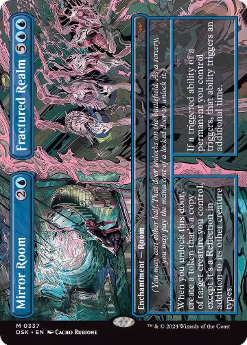 Mirror Room // Fractured Realm (Borderless) (337), Duskmourn: House of Horror — Magic card price