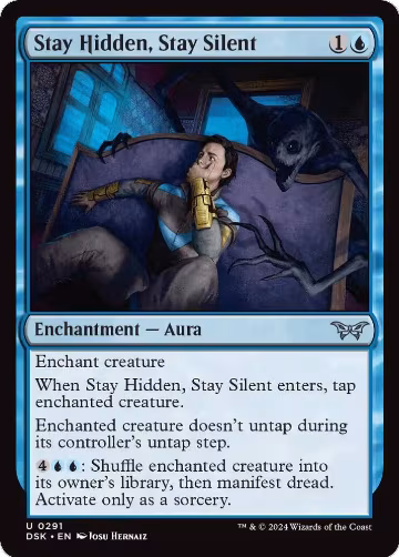 Stay Hidden, Stay Silent (0291) (291), Duskmourn: House of Horror — Magic card price