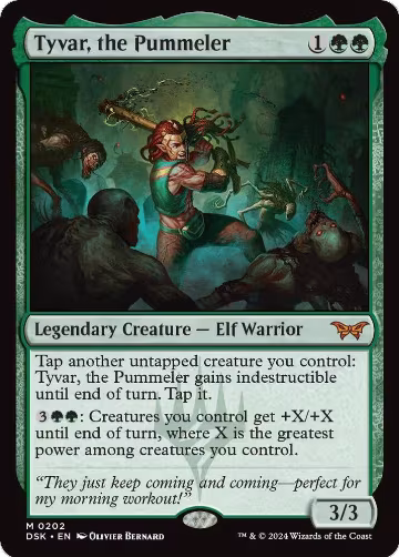 Tyvar, the Pummeler (202), Duskmourn: House of Horror — Magic card price