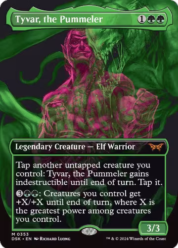 Tyvar, the Pummeler (Showcase) (353), Duskmourn: House of Horror — Magic card price