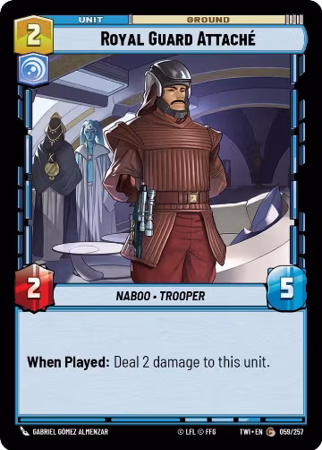 Royal Guard Attaché (059/257), Twilight of the Republic — Star Wars card price
