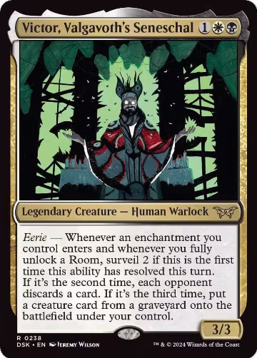 Victor, Valgavoth's Seneschal (238), Duskmourn: House of Horror — Magic card price