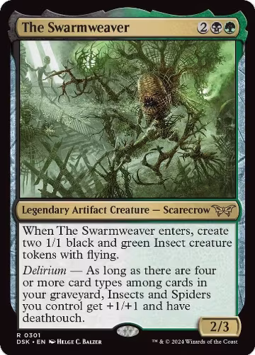 The Swarmweaver (0301) (301), Duskmourn: House of Horror — Magic card price