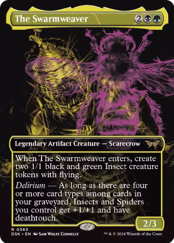 The Swarmweaver (Showcase) (363), Duskmourn: House of Horror — Magic card price