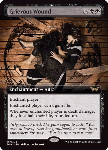 Grievous Wound (Extended Art) (375), Duskmourn: House of Horror — Magic card price