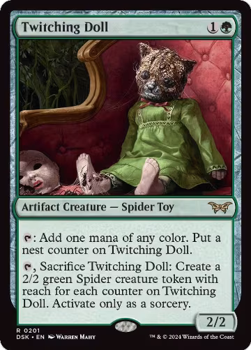 Twitching Doll (201), Duskmourn: House of Horror — Magic card price