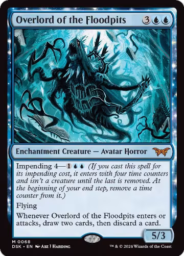 Overlord of the Floodpits (68), Duskmourn: House of Horror — Magic card price