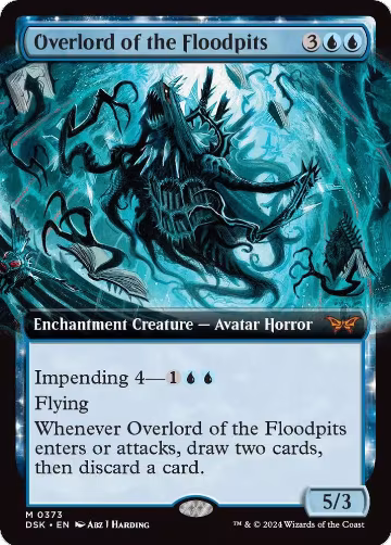Overlord of the Floodpits (Extended Art) (373), Duskmourn: House of Horror — Magic card price