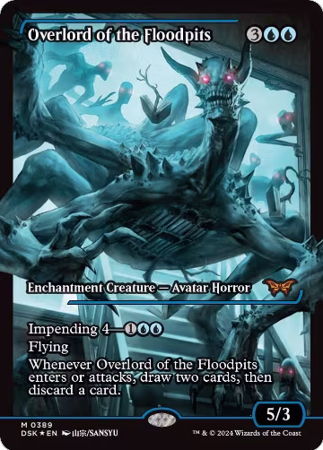 Overlord of the Floodpits (Showcase) (389), Duskmourn: House of Horror — Magic card price