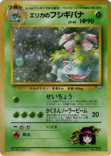 Erika's Venusaur, Challenge from the Darkness — Pokémon JP card price