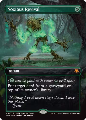 Noxious Revival (Borderless) (73), Special Guests — Magic card price