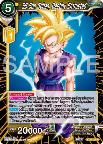 SS Son Gohan, Destiny Entrusted (BT26-095), Ultimate Advent — DB Super card price