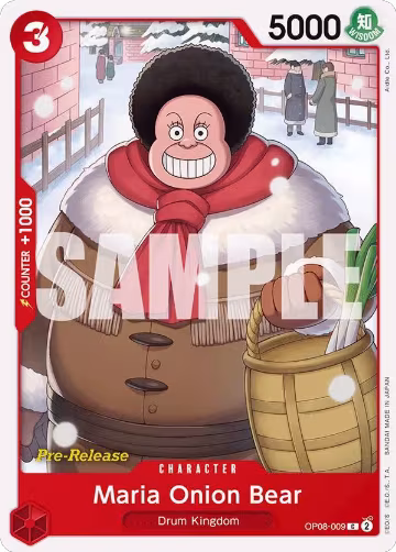 Maria Onion Bear (OP08-009), Two Legends Pre-Release Cards — One Piece card price