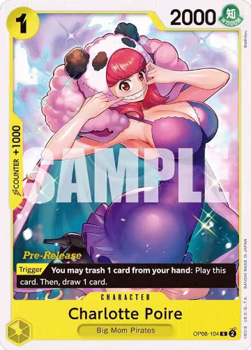 Charlotte Poire (OP08-104), Two Legends Pre-Release Cards — One Piece card price