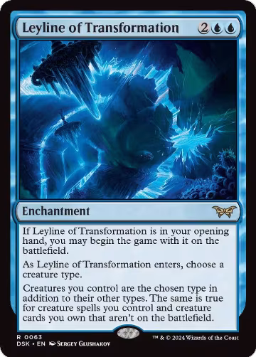 Leyline of Transformation (63), Duskmourn: House of Horror — Magic card price