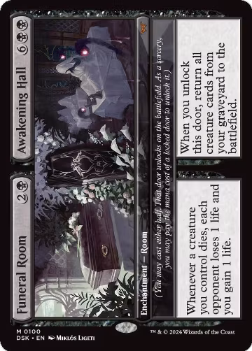 Funeral Room // Awakening Hall (100), Duskmourn: House of Horror — Magic card price