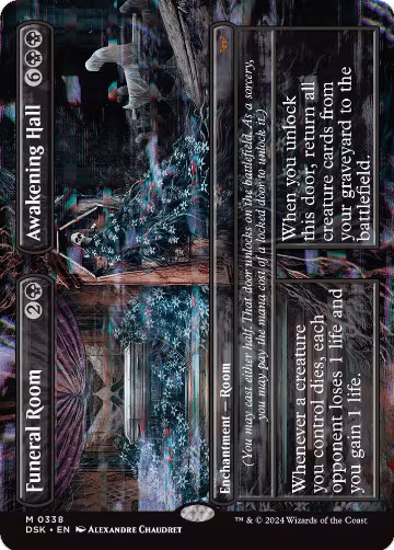 Funeral Room // Awakening Hall (Borderless) (338), Duskmourn: House of Horror — Magic card price