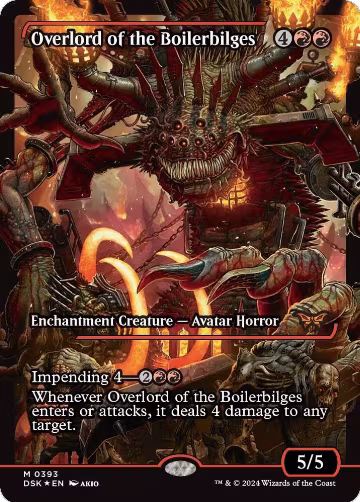 Overlord of the Boilerbilges (Showcase) (393), Duskmourn: House of Horror — Magic card price