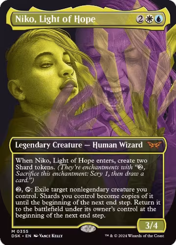 Niko, Light of Hope (Showcase) (355), Duskmourn: House of Horror — Magic card price