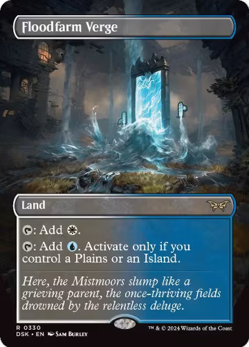 Floodfarm Verge (Borderless) (330), Duskmourn: House of Horror — Magic card price
