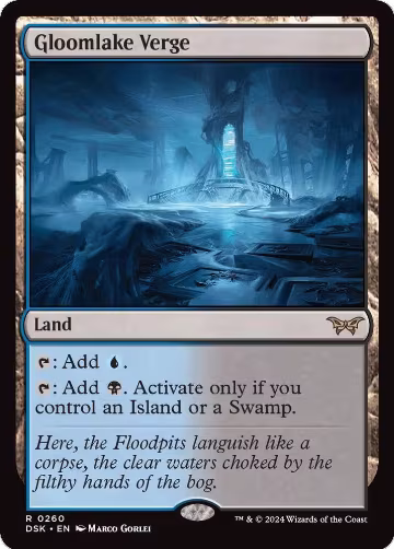 Gloomlake Verge (260), Duskmourn: House of Horror — Magic card price