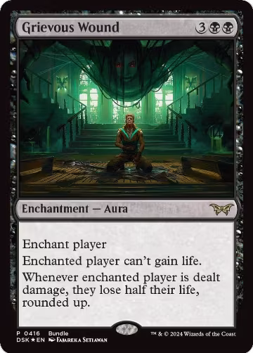 Grievous Wound (DSK Bundle) (416), Unique and Miscellaneous Promos — Magic card price