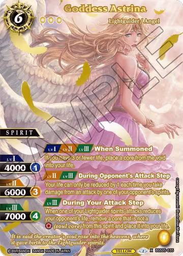 Goddess Astrina (Premium Card Collection -Summoner's Best-) (BSS05-035), Battle Spirits Saga Promo Cards — Battle Spirits card price