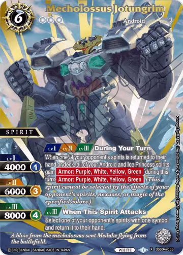 Mecholossus Jotungrim (Premium Card Collection -Summoner's Best-) (BSS04-055), Battle Spirits Saga Promo Cards — Battle Spirits card price